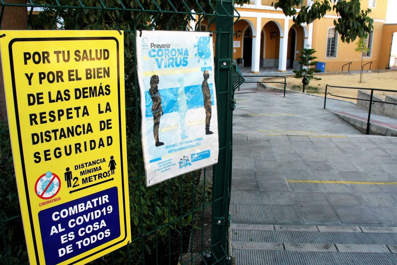 La entrada al centro de enseñanza  Safa-San Luis.