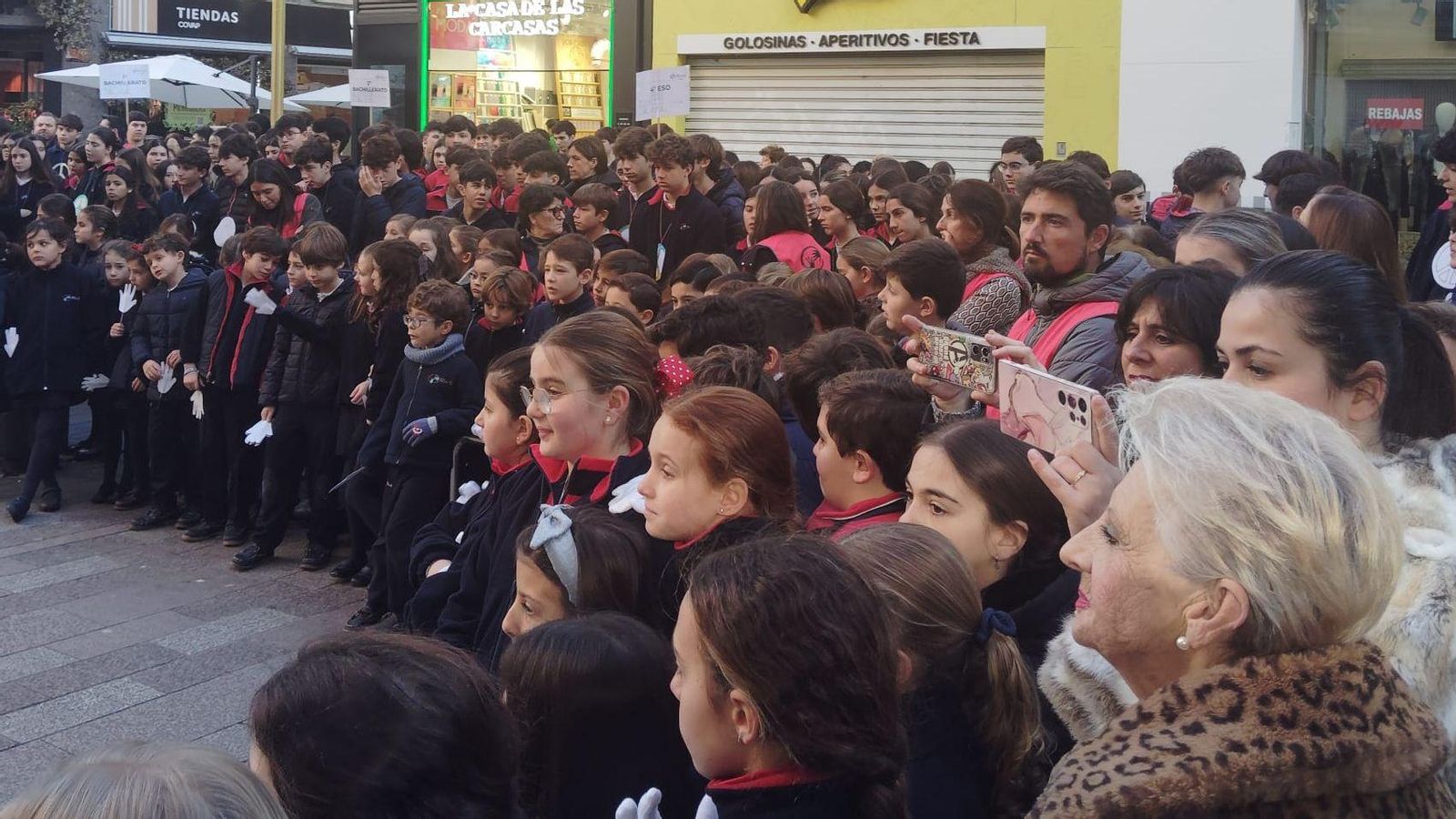 Alumnos del colegio Las Esclavas