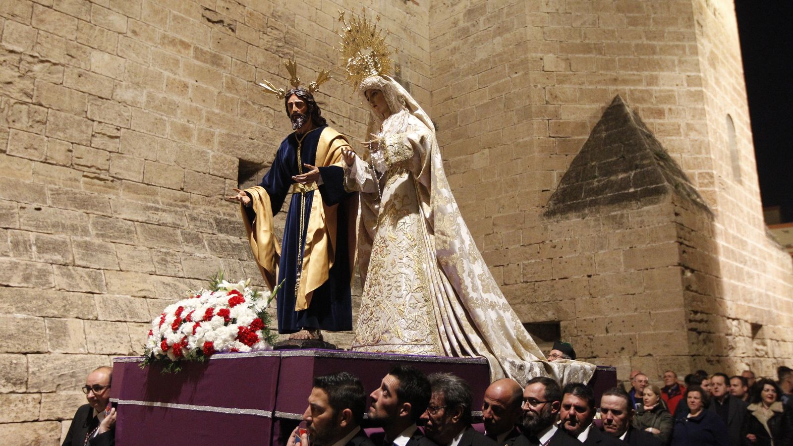 Traslado de las imágenes de la Hermandad  Cofradía del  Prendimiento, desde su sede a la Catedral.