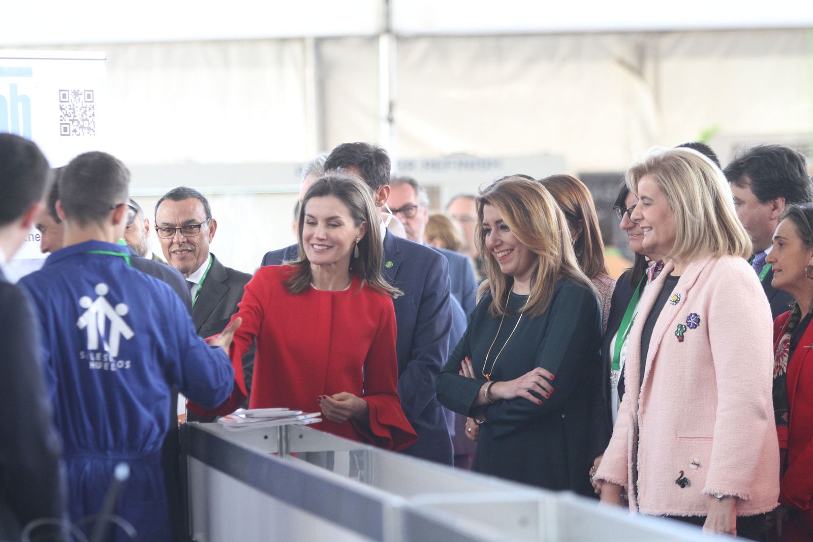 Imágenes de la visita de la reina Letizia a Huelva