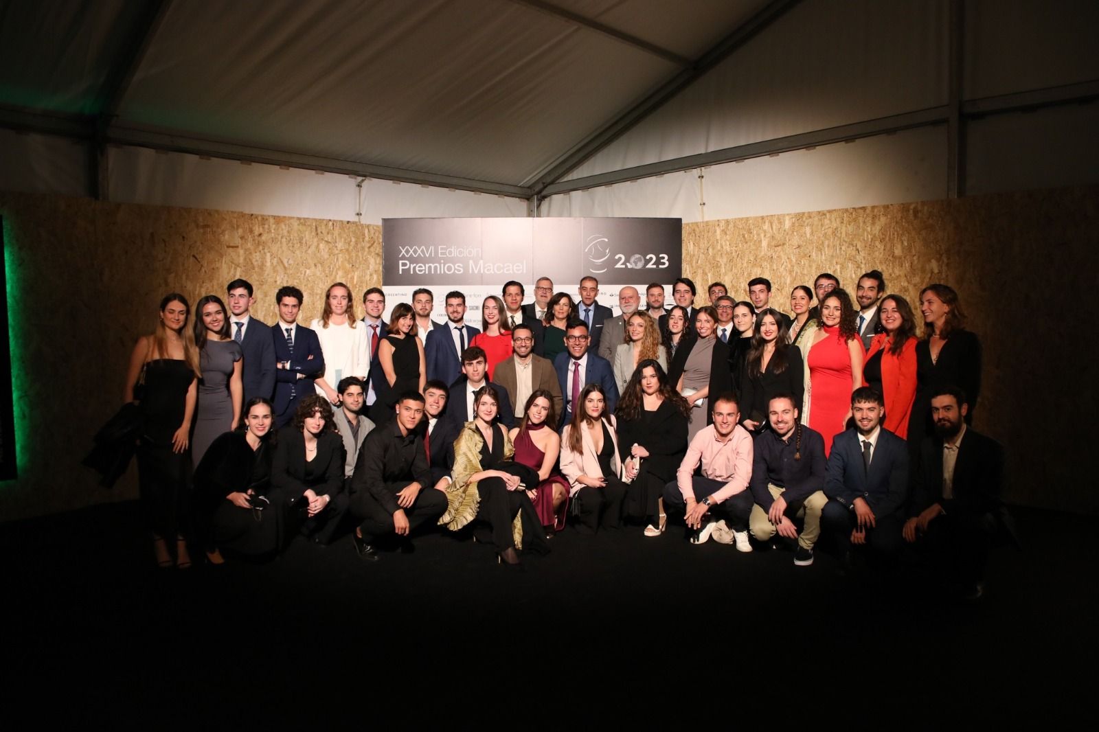 Participantes del programa en la gala de Premios Macael 2023.