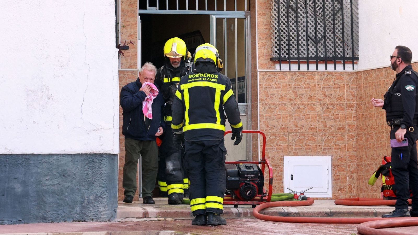 Incendio en una vivienda de San Telmo en Jerez