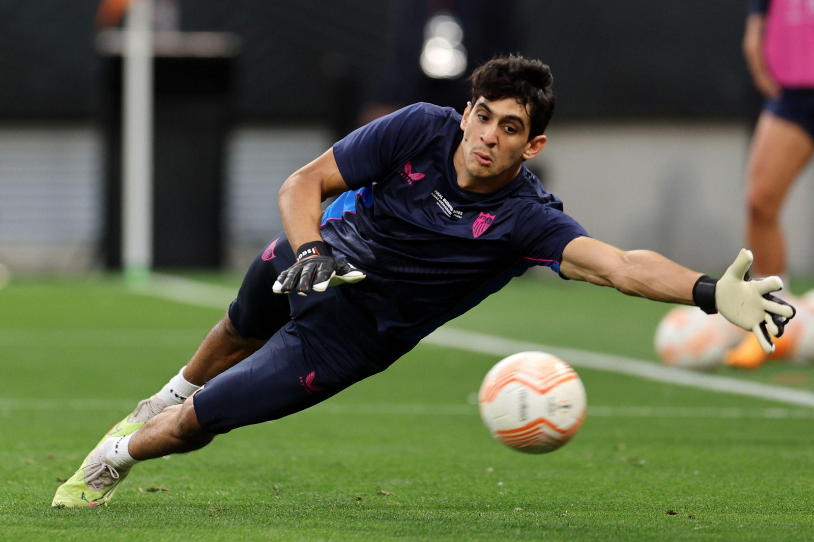El portero Yassine Bono, en vísperas de la final de Budapest.