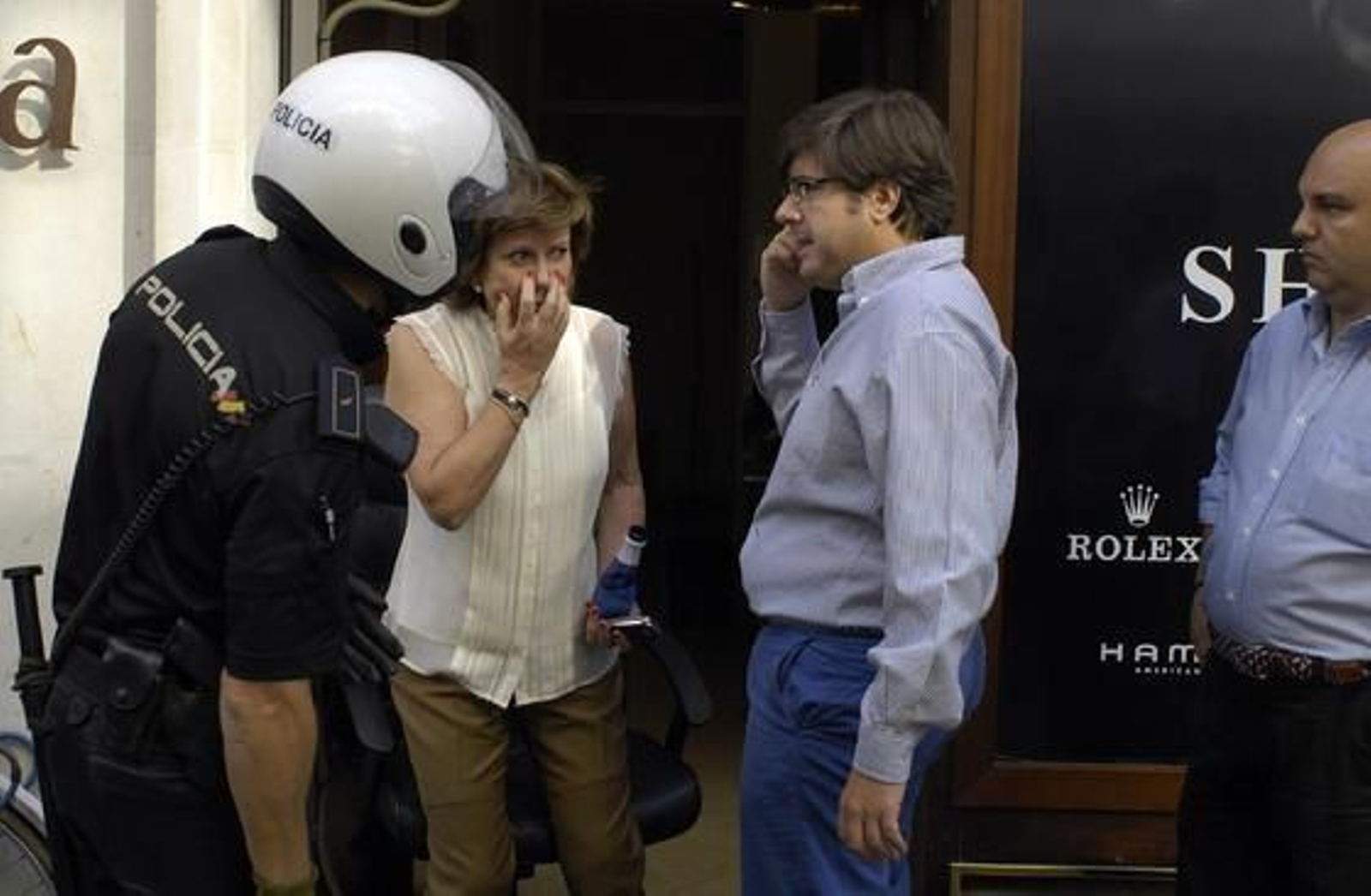 Las víctimas se mostraron nerviosas tras el suceso.

Foto: Manuel Gómez