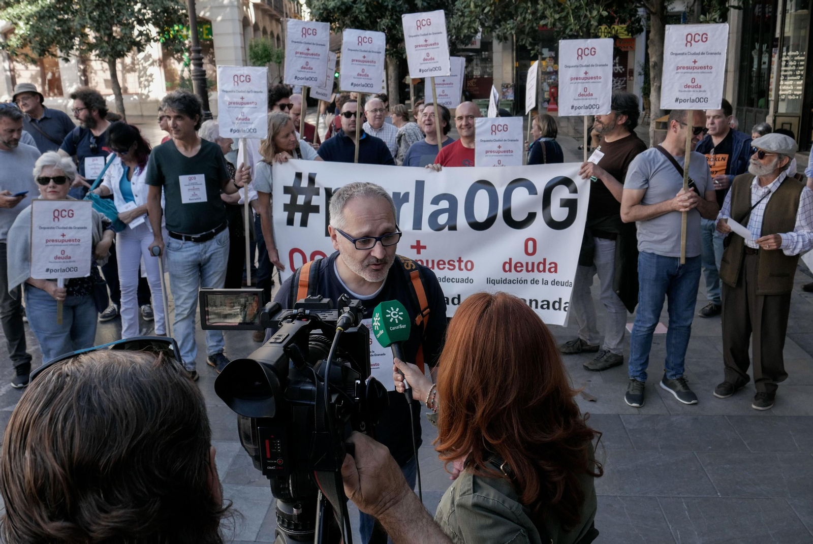 Imágenes de la protesta de la OGC Imágenes de la protesta de la OGC
