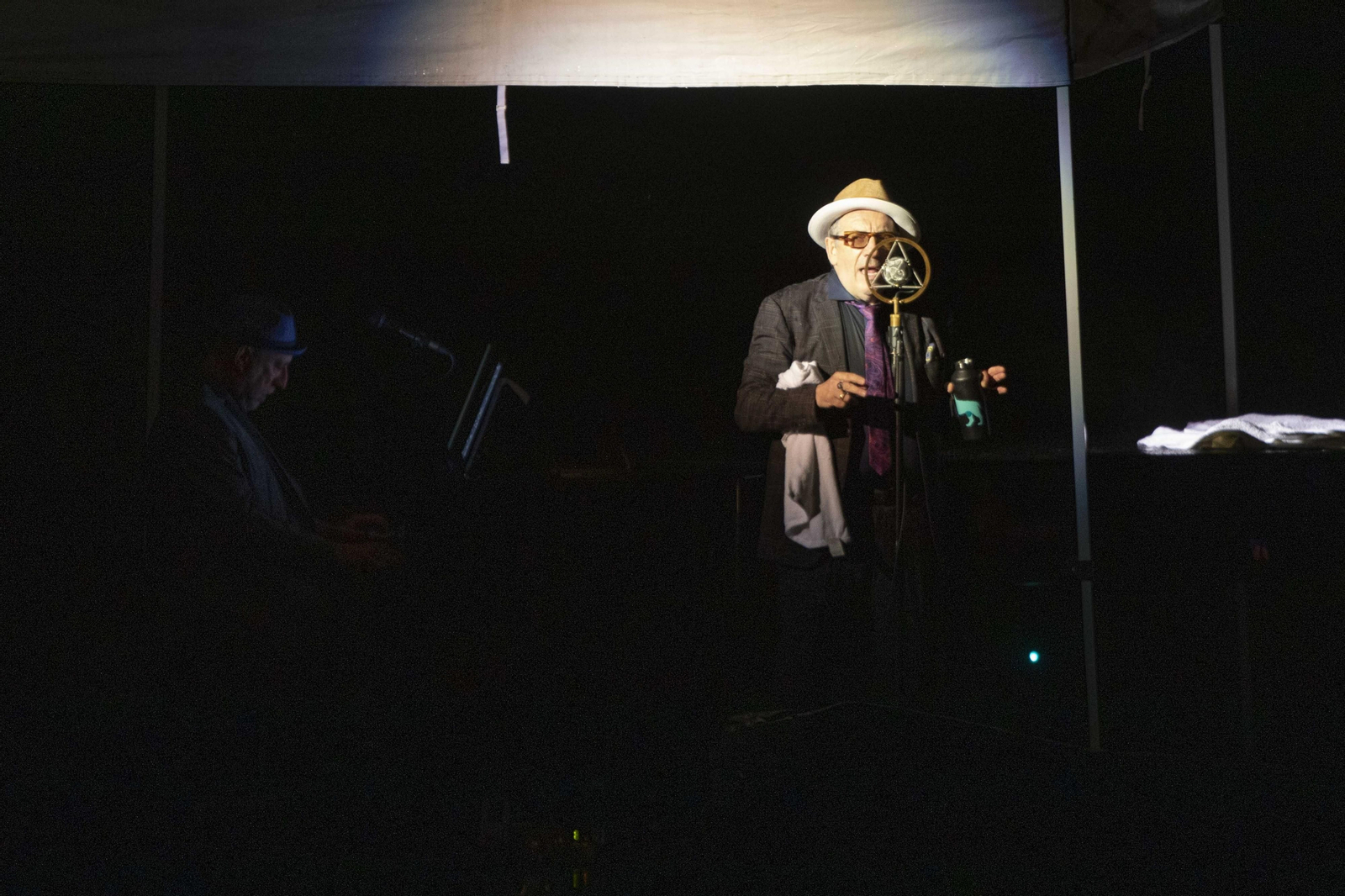 Así ha sido el concierto de Elvis Costello en Granada antes de su suspensión por la lluvia