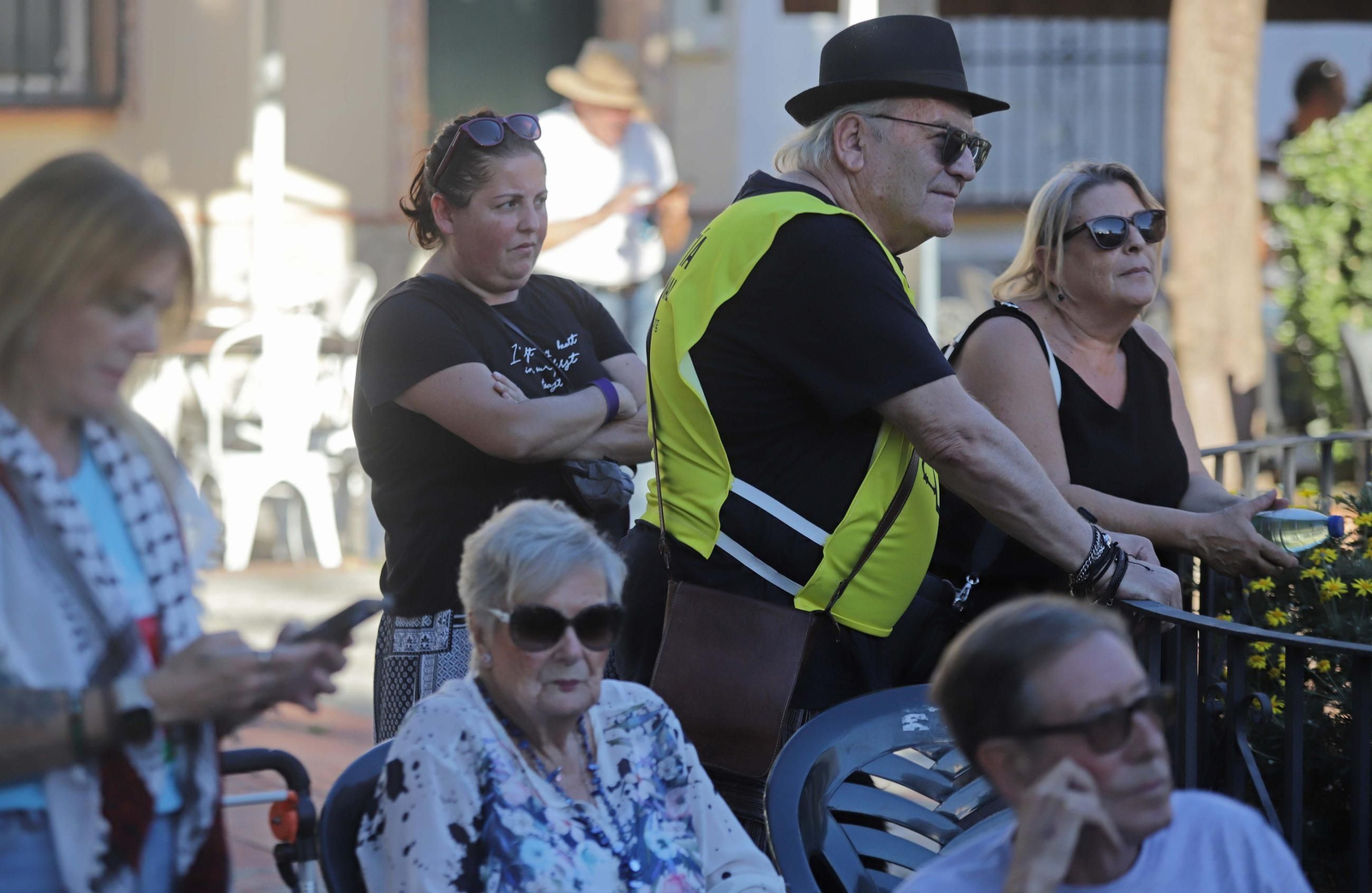 Fotos del acto en solidaridad con Gaza organizado por Amnistia Internacional en Algeciras