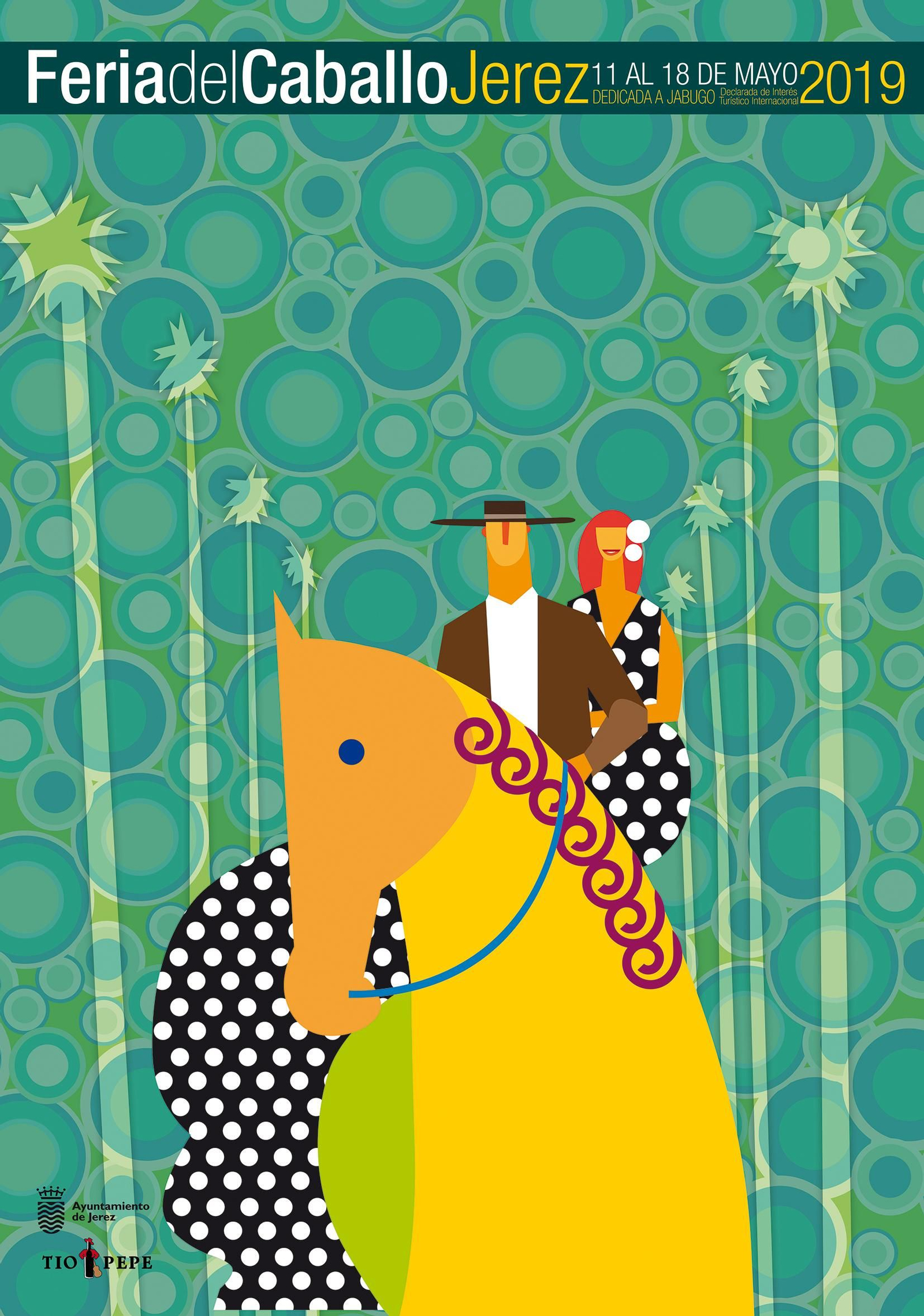 Cartel de Feria del Caballo de 2019 Autor:Juan Carlos Crespo Los carteles de la Feria del Caballo desde 2010