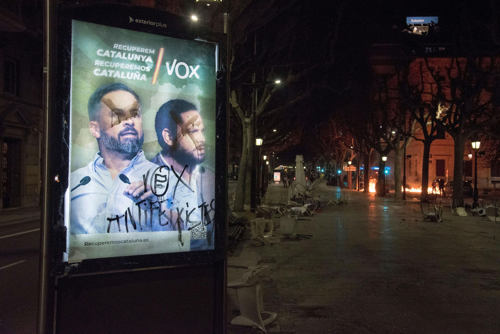 Las imágenes de los disturbios en Cataluña por el arresto de Pablo Hasel