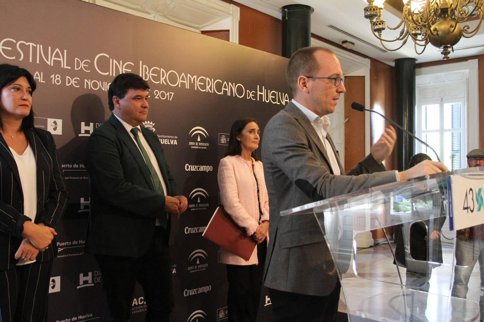 Presentación oficial de la 43 edición del Festival de Cine Iberoamericano de Huelva