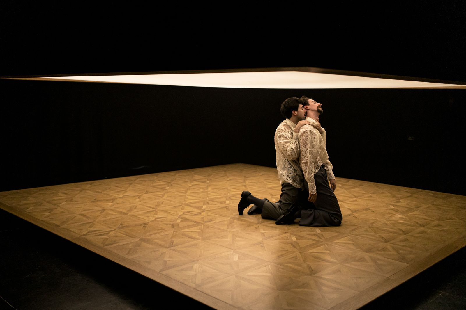 Un momento de la coreografía de Los Perros.