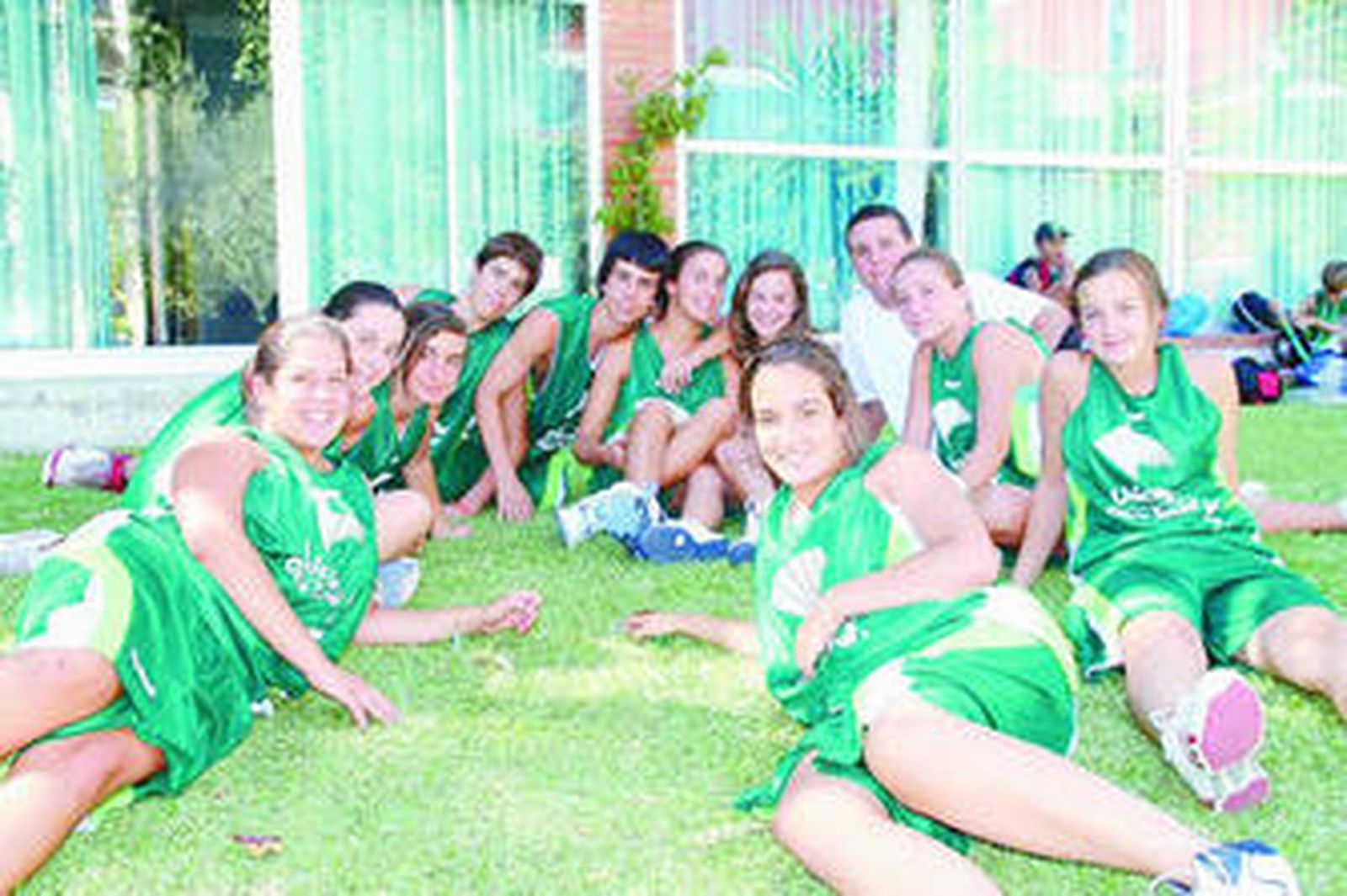 Varios participantes del segundo turno, en las instalaciones de la Residencia Andalucía.