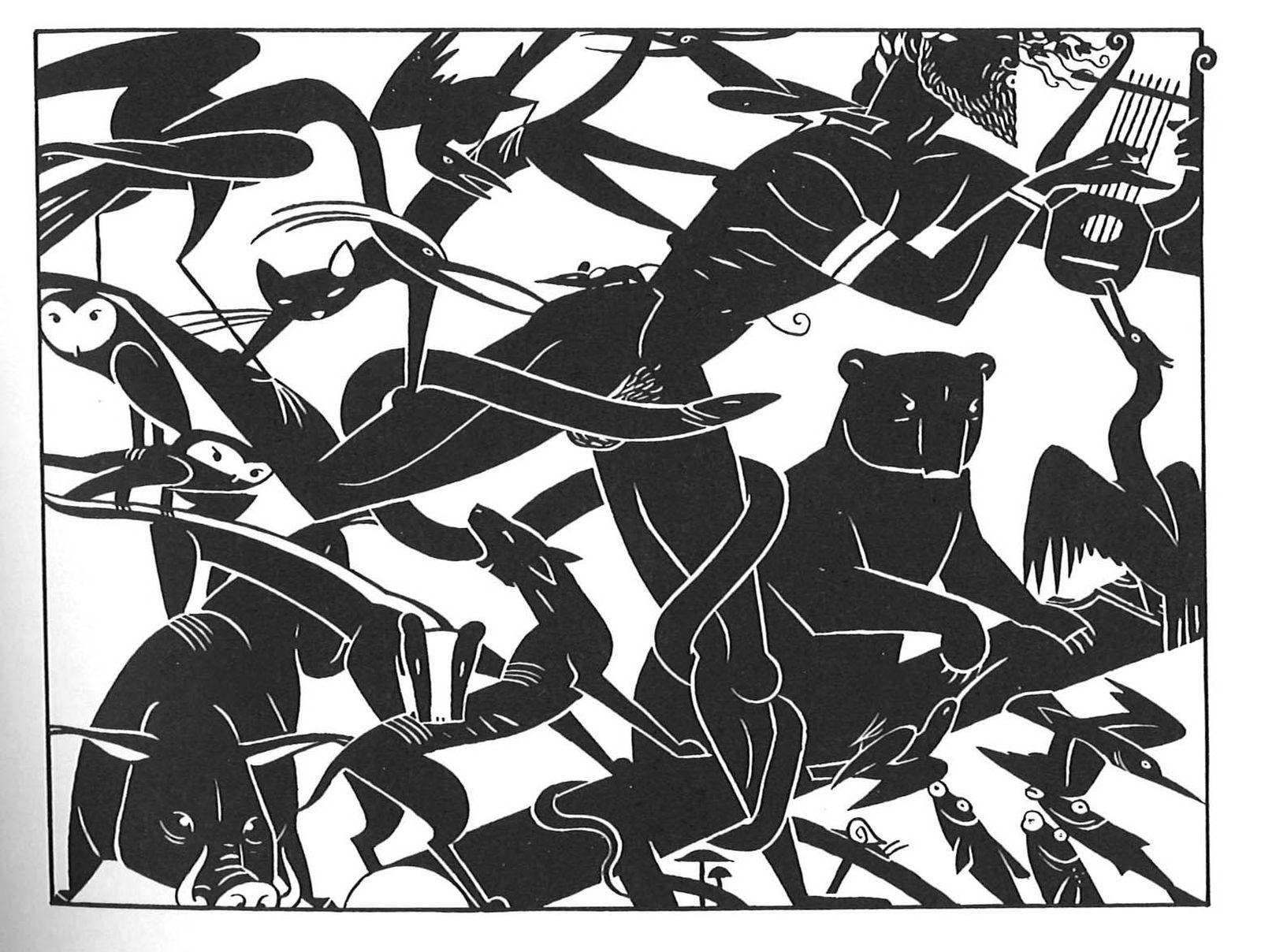 Ilustración de Max para el libro 'Órficas'