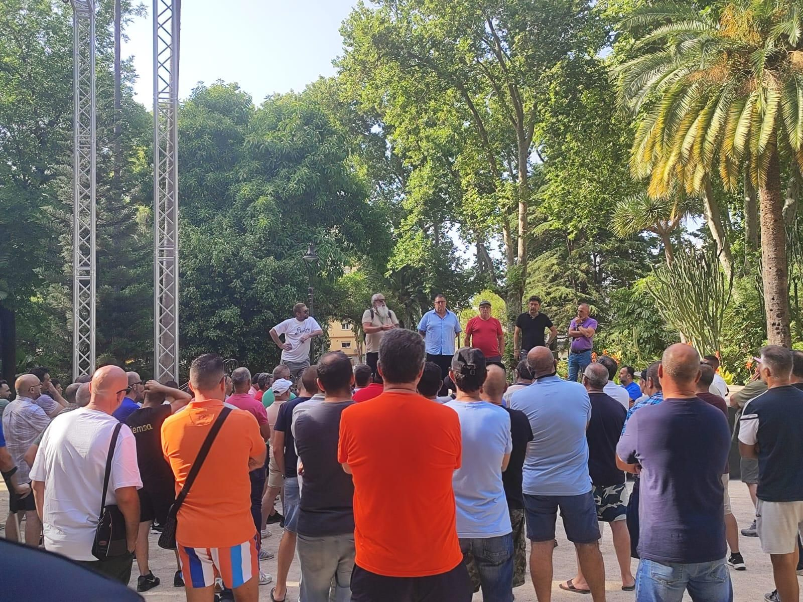 Asamblea de trabajadores de CCOO, en Algeciras este martes