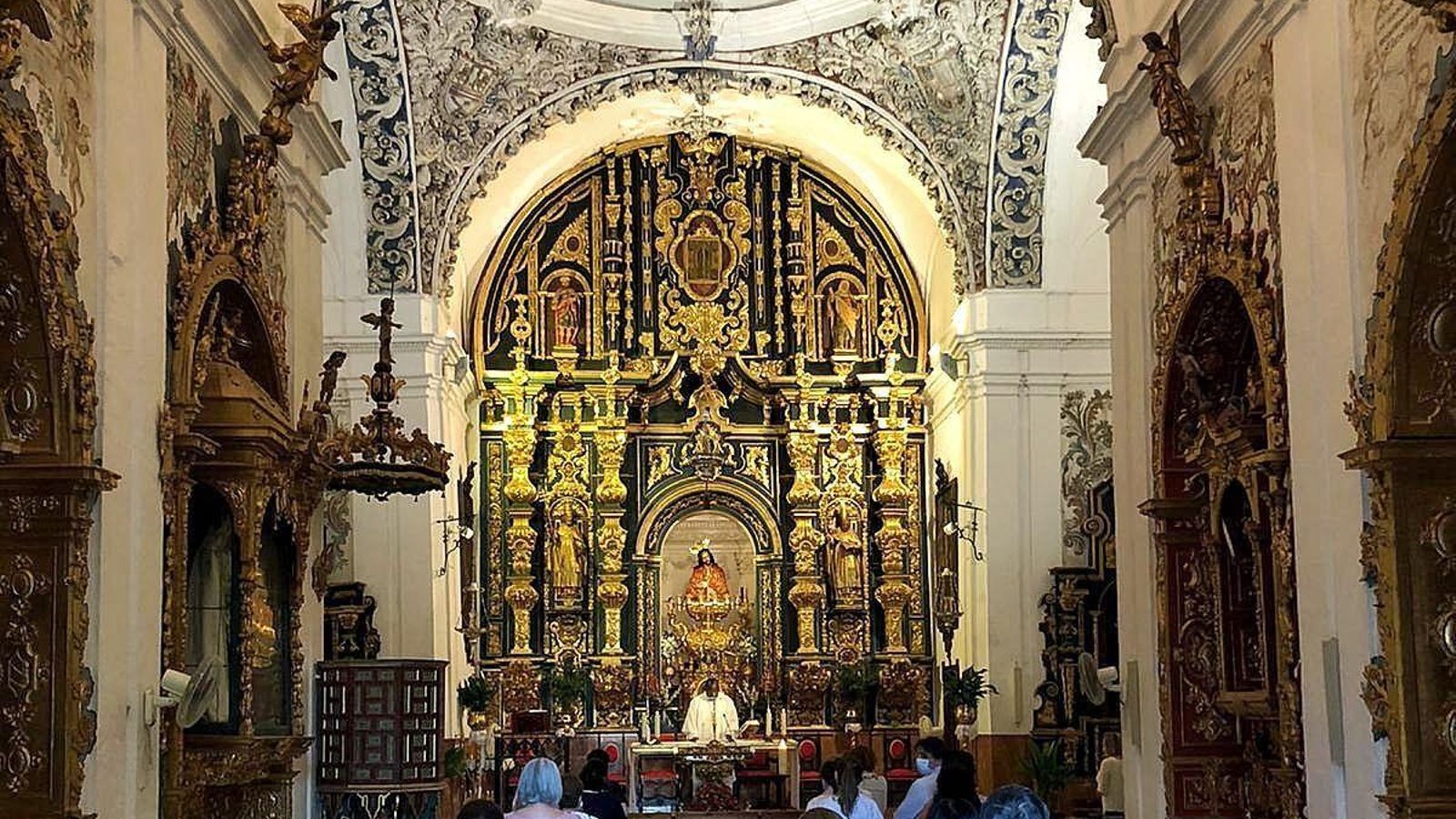 Interior de la ermita de Jesús de las Penas en Encinas Reales.