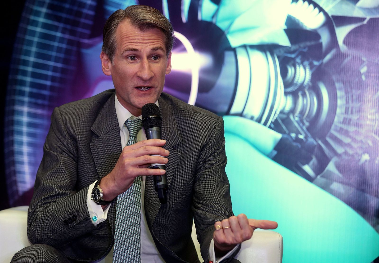 Imagen de archivo del director de marketing estratégico de Rolls -Royce, Ben Story.