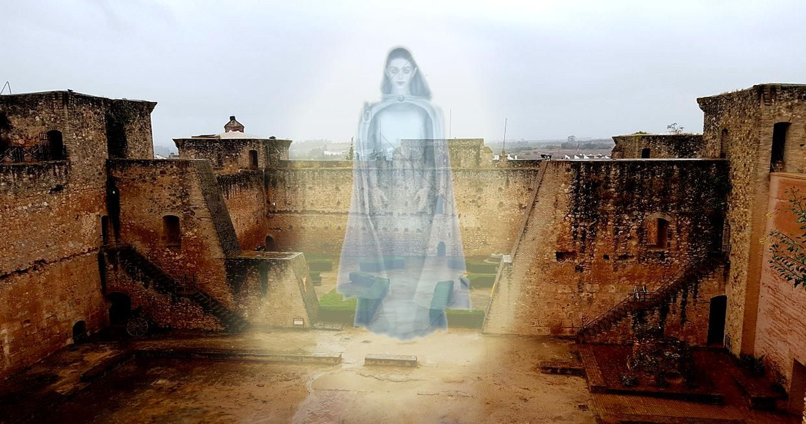 Investigando fantasmas en el interior del castillo de Niebla