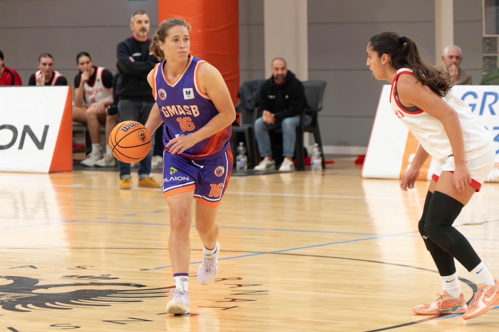 Patricia Benet en el duelo de la pasada jornada ante el Siglo XXI.