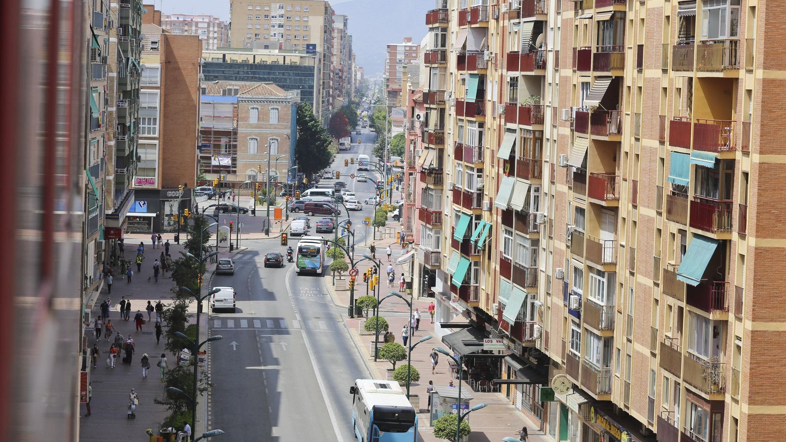 Calle Cuarteles, desde arriba.