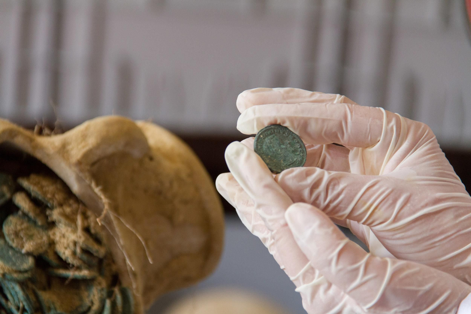 La exposición de tesoro romano de Tomares