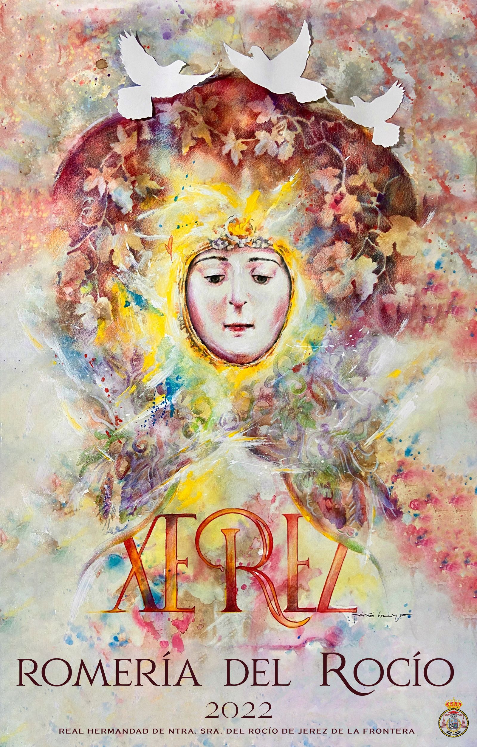 La Hermandad del Rocío presenta el cartel de la Romería 2022