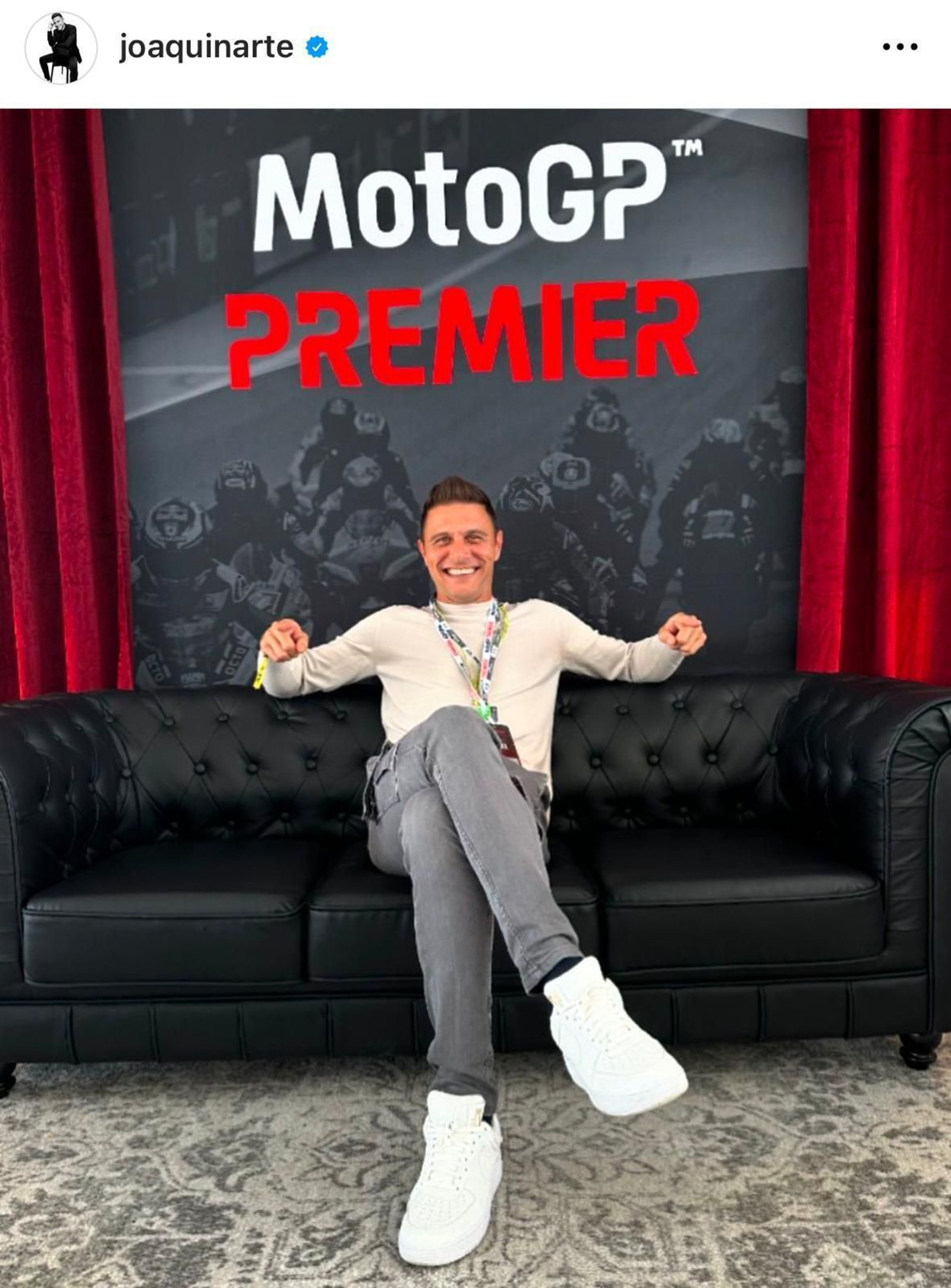 El ex futbolista Joaquín Sánchez.