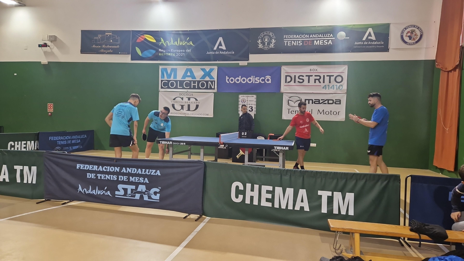 El CTM Jerez no tuvo demasiada suerte con los dobles el fin de semana.