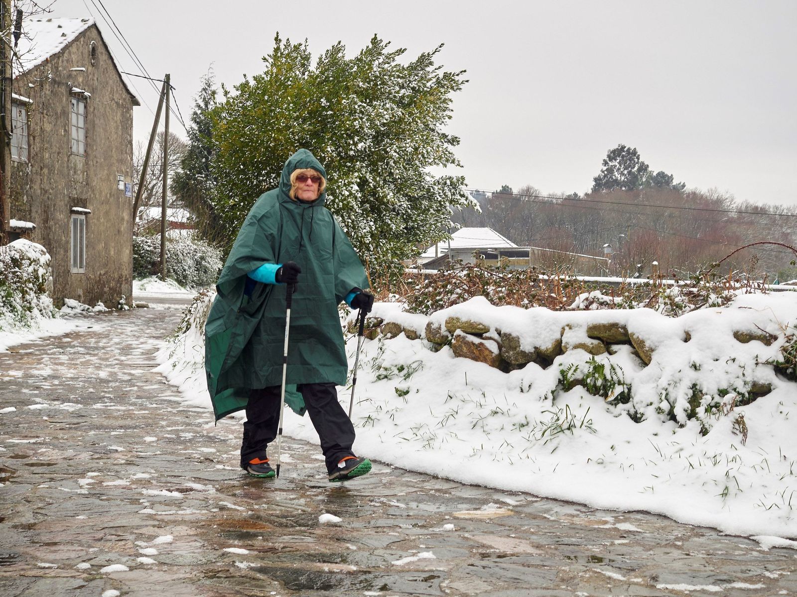 Temporal de frío y nieve en el norte del país.