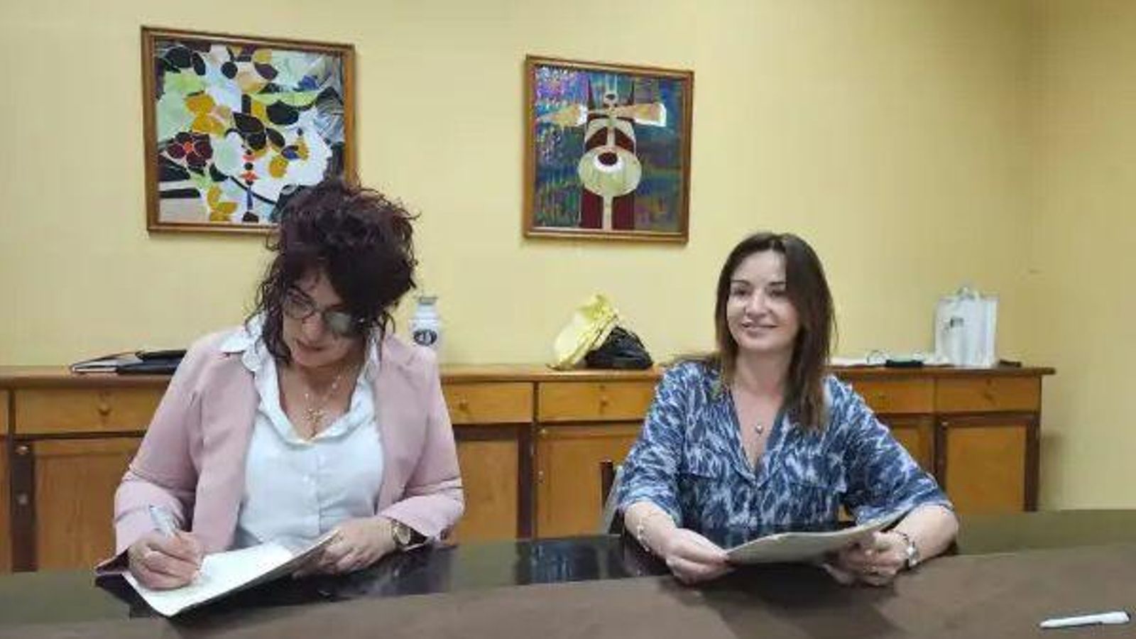 Firma del acuerdo con la Universidad de Ciencias Medicas de La Havana