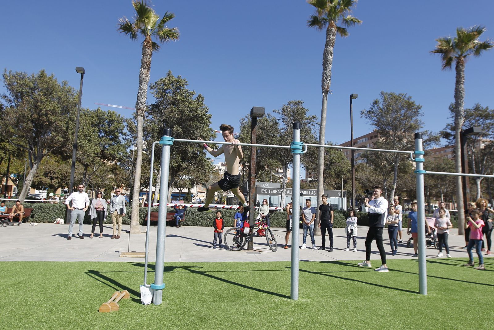Fotogalería Pista de Calistenia. Parque de los Periodistas. Almería