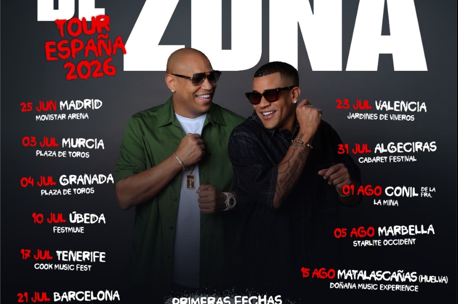 Gente de Zona recorrerá España este verano.