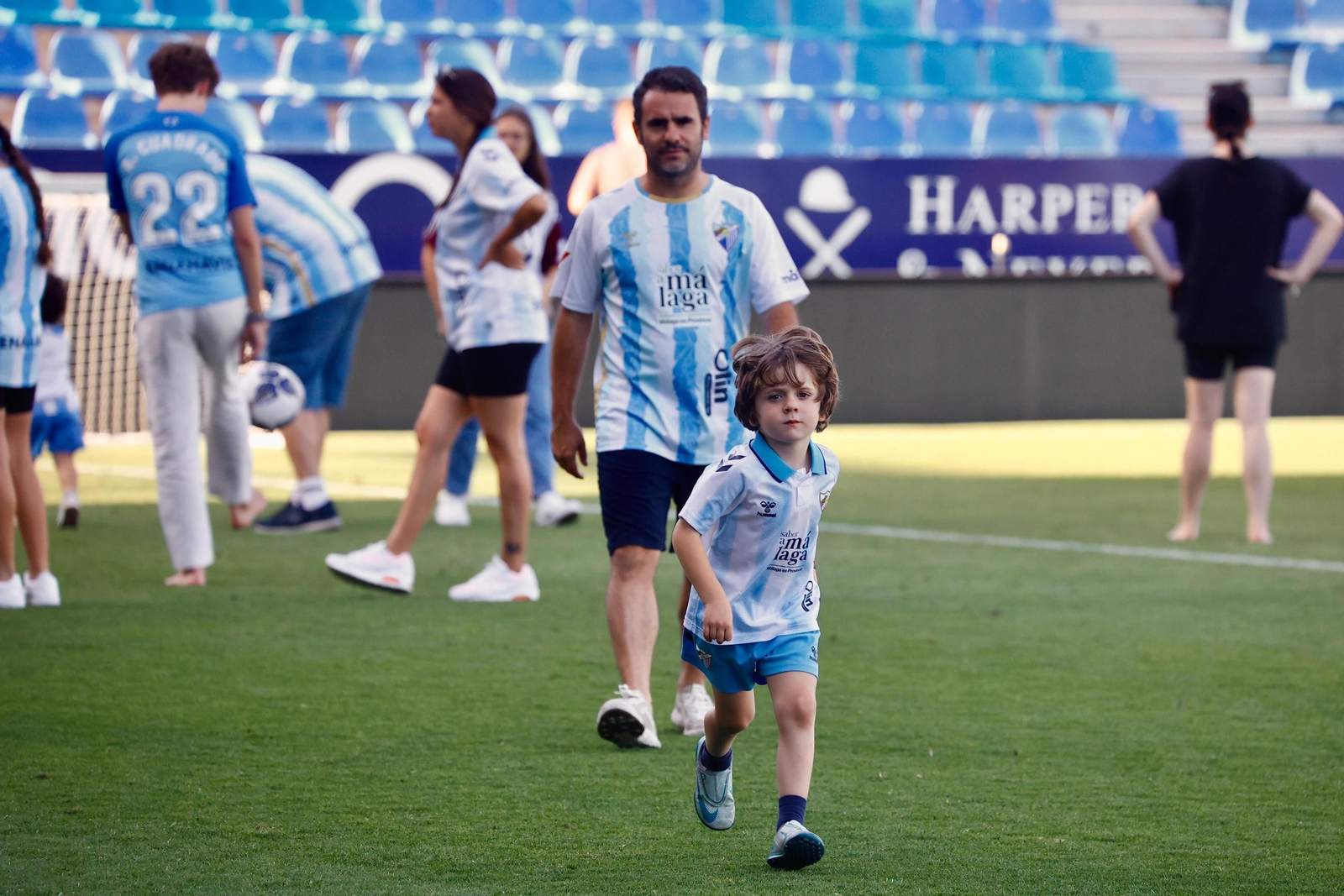 Las fotos del picnic en La Rosaleda para aficionados del Málaga
