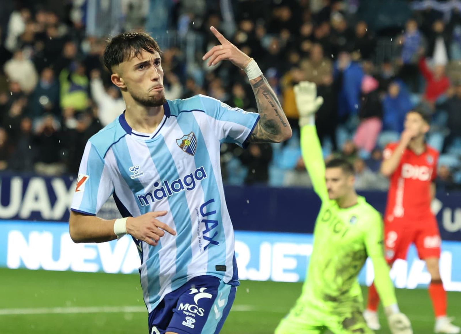 Las fotos del Málaga CF-Burgos