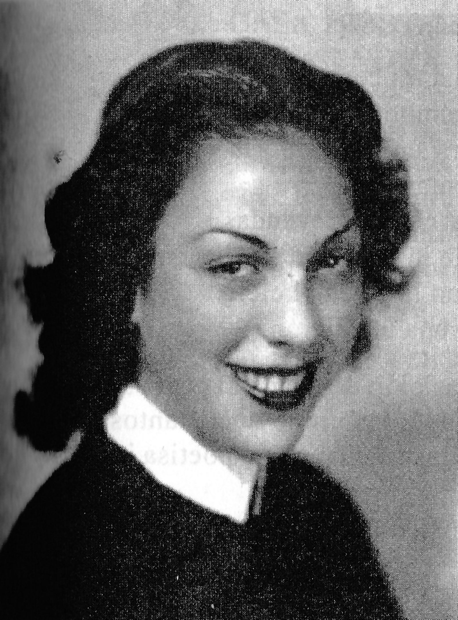 Elodia Campra de joven