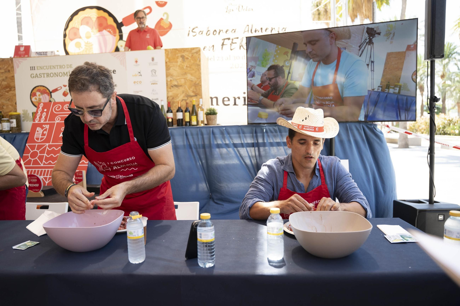 En imágenes: el I Concurso de Gamba Roja de la Feria de Almería