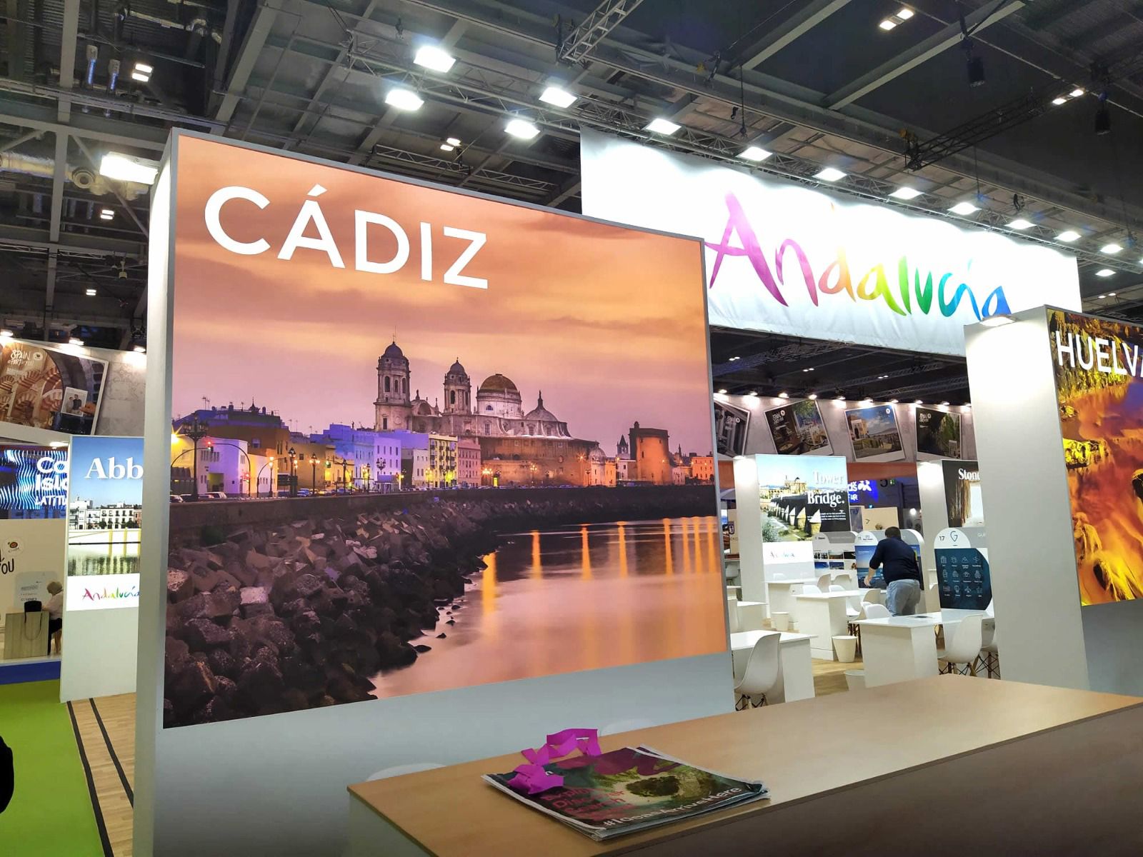 El stand de Cádiz en la feria WTM de 2021.