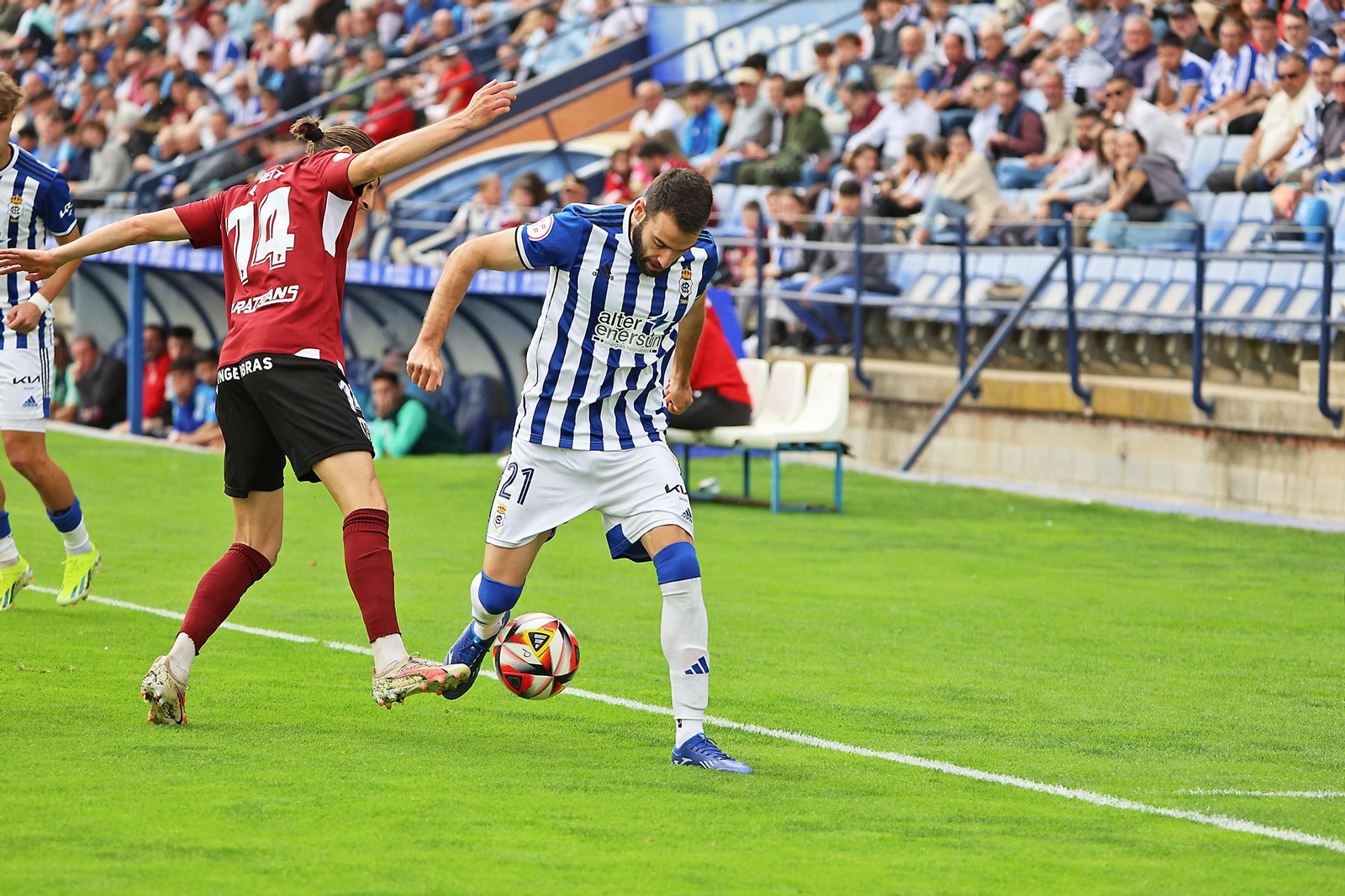 Imágenes del encuentro entre el Recreativo de Huelva y la AD Mérida