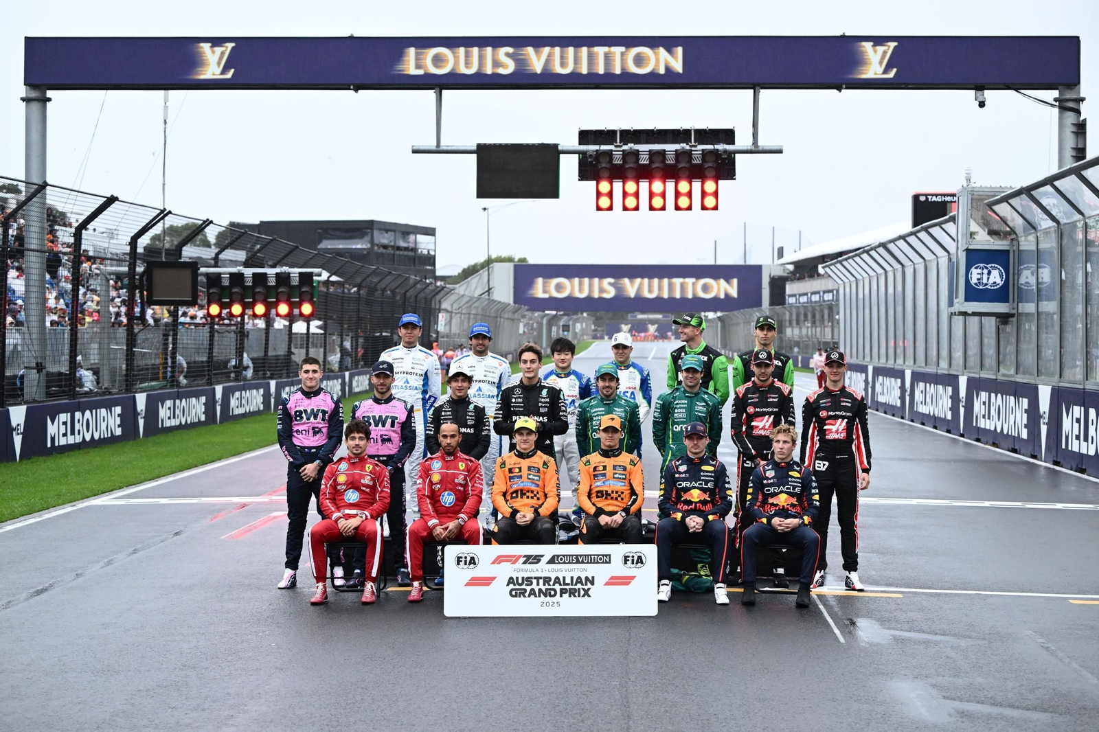 Los fotos del arranque de la Fórmula 1 en Melbourne