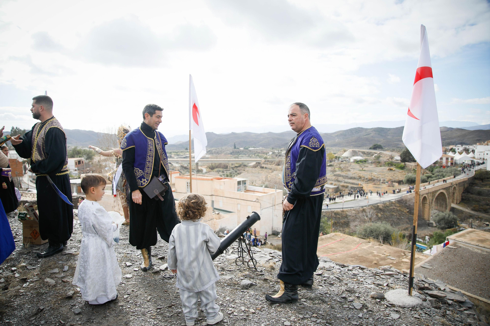 Última guerrilla en Gérgal entre moros y cristianos.