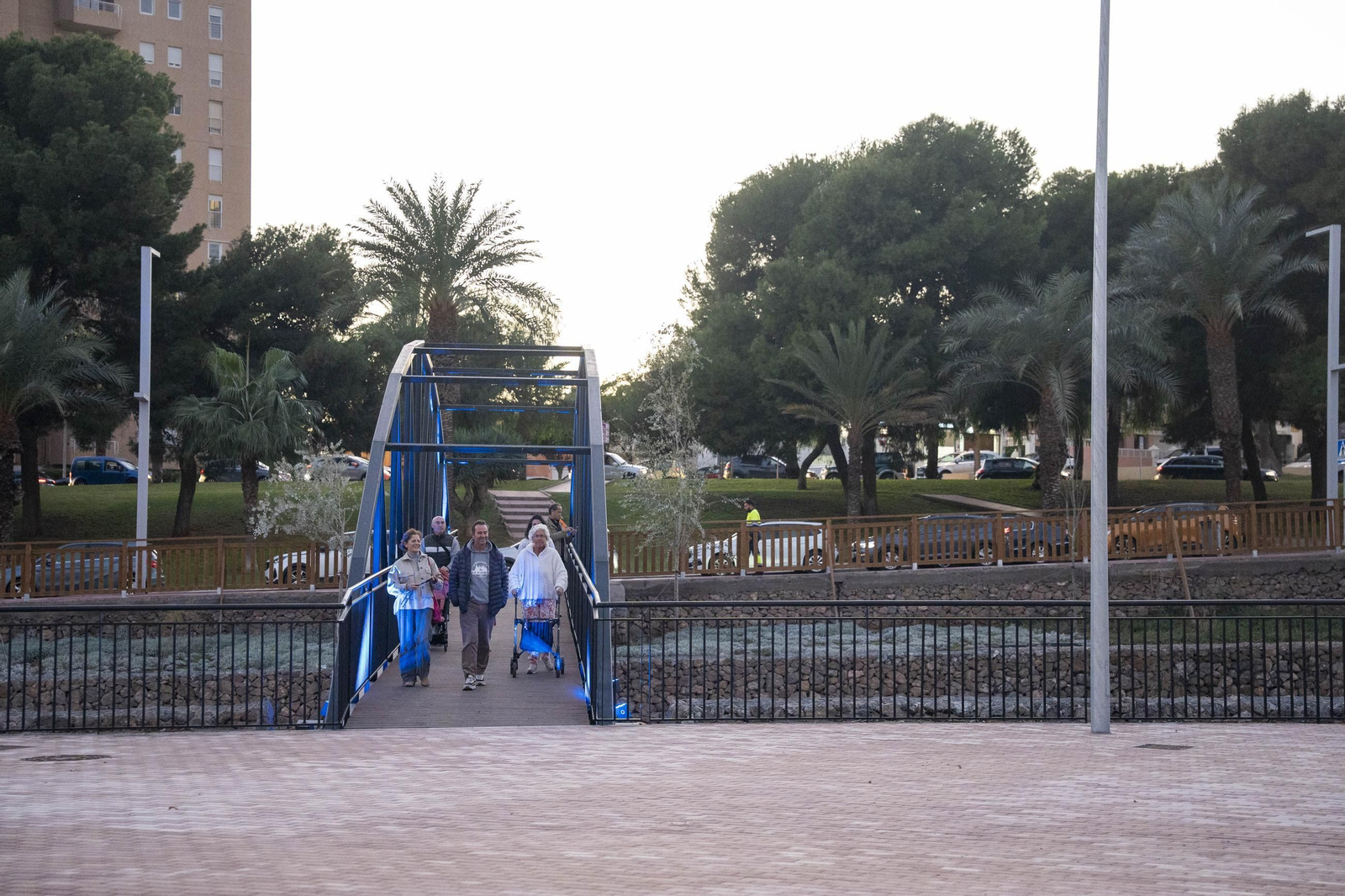 Las imágenes de la inauguración de la primera fase de la adecuación de la Rambla San Antonio de Aguadulce
