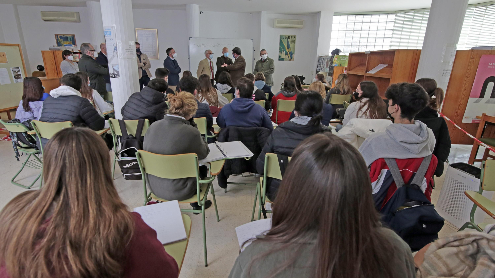 Visita del consejero Javier Imbroda al IES Padre Luis Coloma