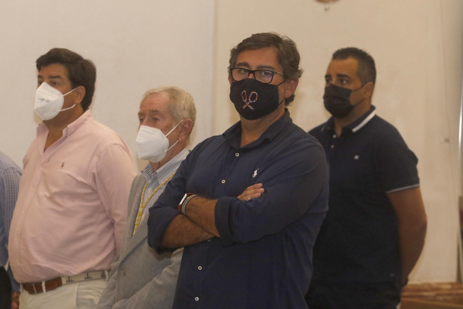 Las imágenes de la ofrenda floral del Córdoba CF a San Rafael