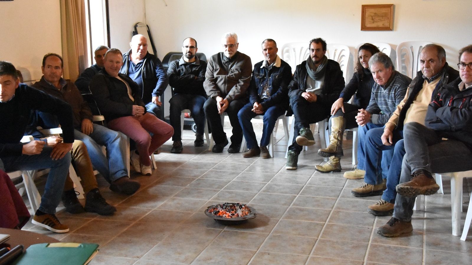 Un momento de reunión en una de las jornadas de esta asociación.