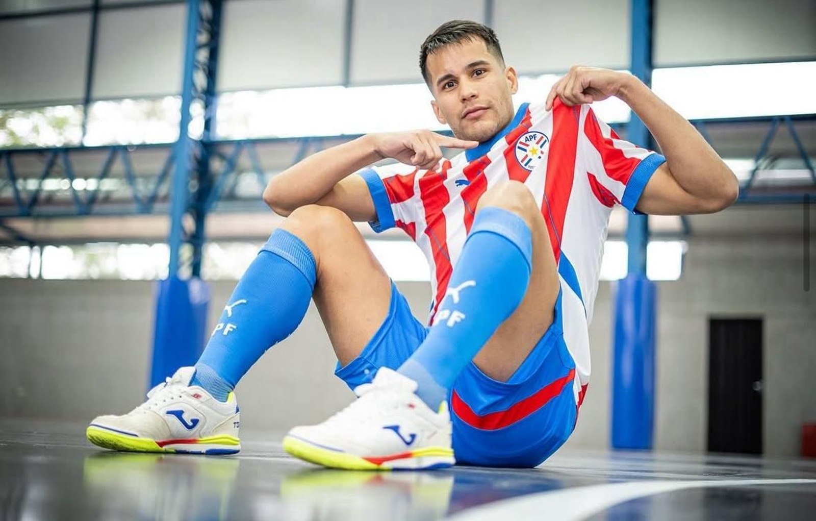 Mareco, con la camiseta de su selección.