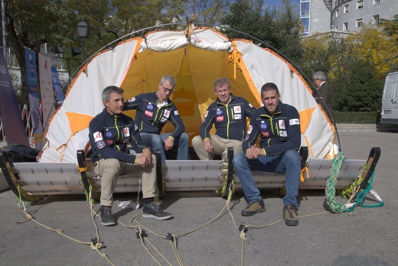 Miembros de la expedición 'Antártida Inexplorada'