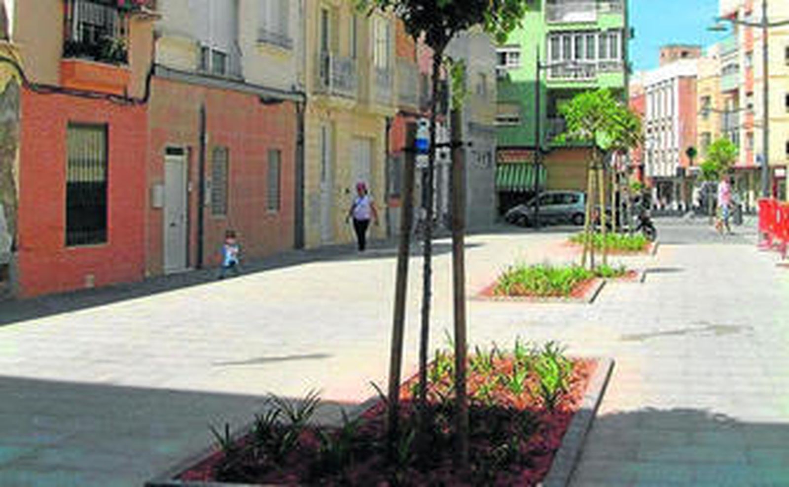 Nueva plaza en la calle Murcia.