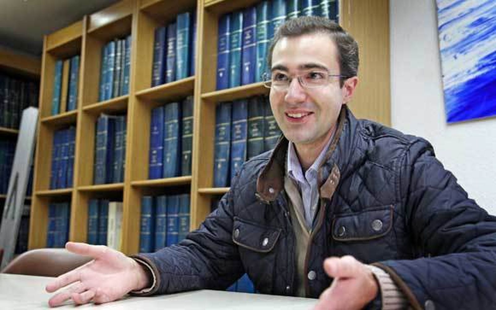 José Antonio Mármol, durante su entrevista enDiario de Jerez. /Vanesa Lobo