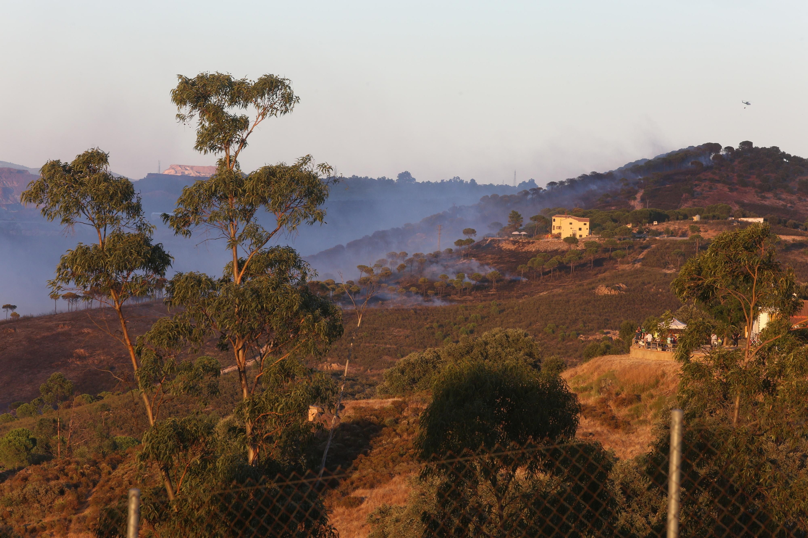 El incendio de Riotinto en imágenes