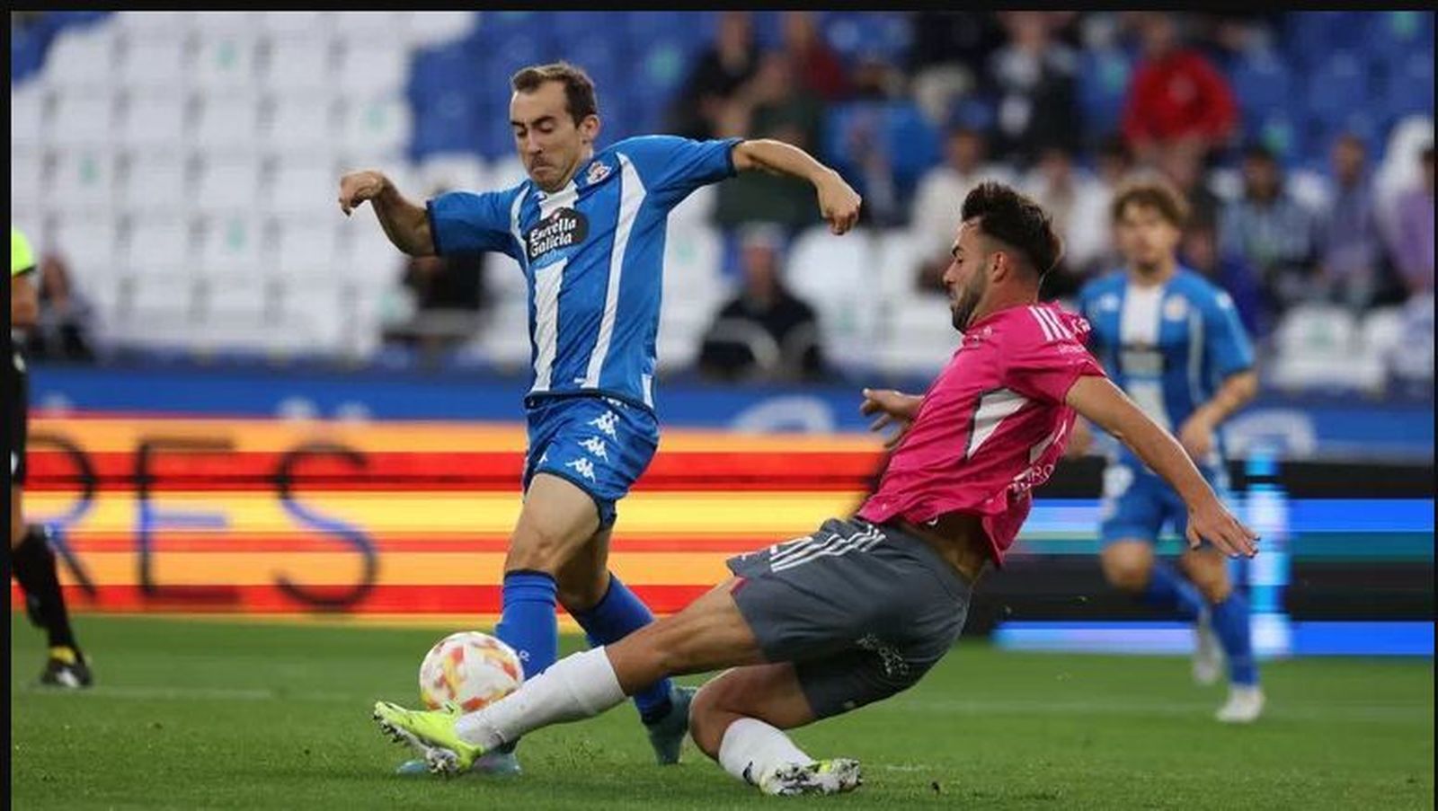 Un momento del Dépor-Talavera