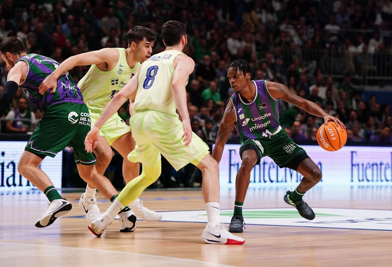 Imagen del Unicaja-Barcelona de Liga.